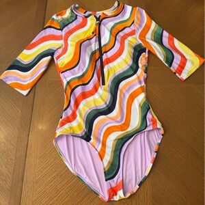 Anne Cole Colorful Striped One Piece Women’s Swimsuit